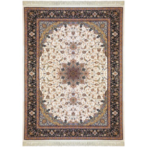 GEWEVEN TAPIJT Isfahan Crem 133/190 cm veelkleurig