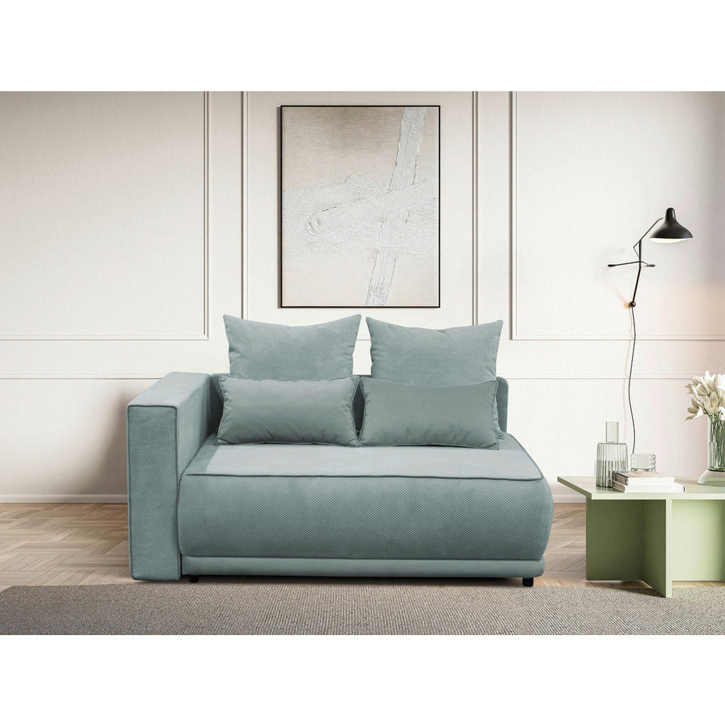 TROSED, turquoise textiel