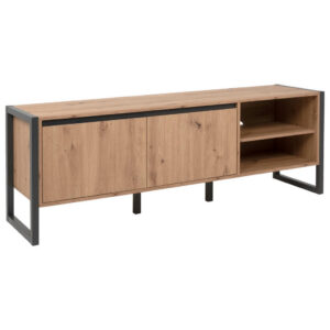 TV-ELEMENT antraciet, eikenkleur