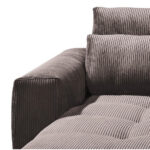 GROTE BANK, mokkabruin textiel, houten materiaal thumbnail 6