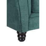 GROTE BANK, groen hout, textiel thumbnail 6