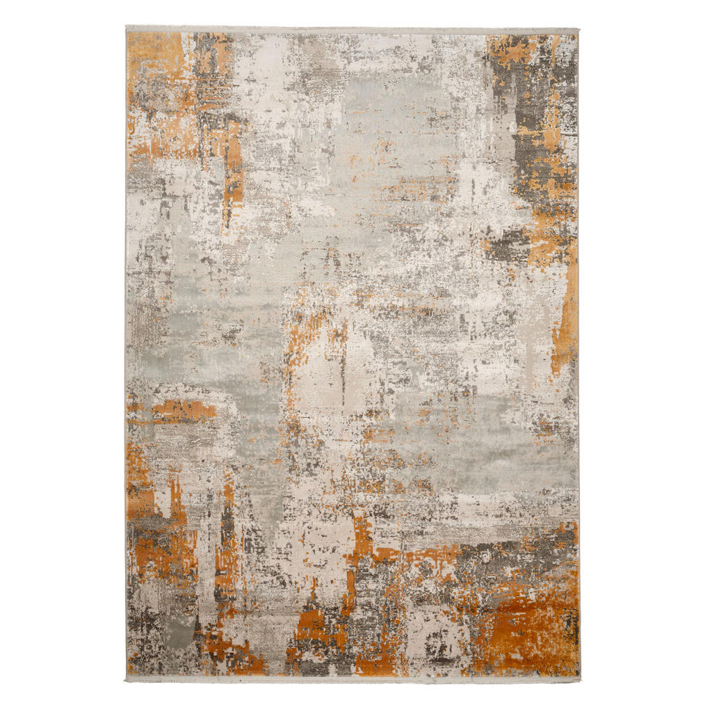 VINTAGE TAPIJT 200/290 cm geweven gouden kleur