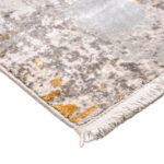 VINTAGE TAPIJT 240/340 cm geweven gouden kleur thumbnail 3