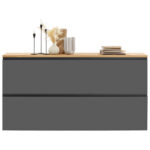 HANGENDE SCHOENENKAST gefineerd grijs, eikenkleur thumbnail 4