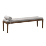 TUINSET aluminium wit, teak kleur wit, teak kleur thumbnail 5