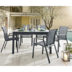 TUINTAFEL metaal, glas antraciet thumbnail 2