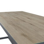 TUINTAFEL metaal, antraciet glas, eikenkleur thumbnail 7
