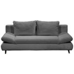 BANK MET BEDFUNCTIE, antraciet textiel thumbnail 1
