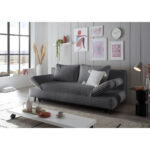 BANK MET BEDFUNCTIE, antraciet textiel thumbnail 5