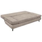 SOFA WITH BED FUNCTION, white textile, wooden material thumbnail 5