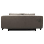 BANK MET BEDFUNCTIE, bruin textiel thumbnail 6