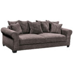 BANK MET BEDFUNCTIE, bruin textiel thumbnail 4