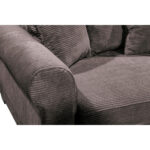 BANK MET BEDFUNCTIE, bruin textiel thumbnail 5