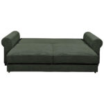 BANK MET BEDFUNCTIE, donkergroen textiel thumbnail 4