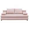 BANK MET BEDFUNCTIE, roze textiel