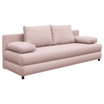 BANK MET BEDFUNCTIE, roze textiel thumbnail 3