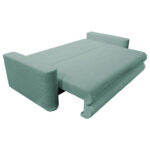 BANK MET BEDFUNCTIE, lichtblauw textiel thumbnail 4