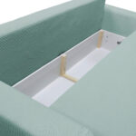 BANK MET BEDFUNCTIE, lichtblauw textiel thumbnail 7