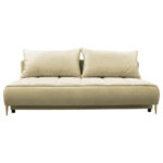 BANK MET BEDFUNCTIE, beige textiel thumbnail 2