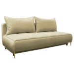 BANK MET BEDFUNCTIE, beige textiel thumbnail 3