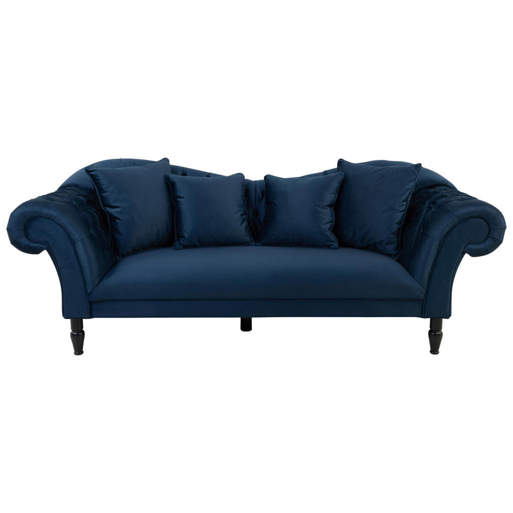 3-SED, donkerblauw textiel