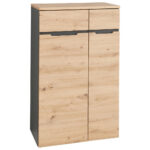 ARCHIEFKAST grafietkleur, ambachtelijk eikenhout thumbnail 1