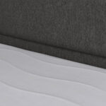 BOXSPRING BED 180 cm x 200 cm, hout, metaal, kunststof, textiel antraciet thumbnail 5