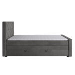 BOXSPRINGBED 180 cm x 200 cm, metaal, kunststof, textiel, karton, houtmateriaal antraciet thumbnail 7