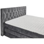 BOXSPRINGBED 180 cm x 200 cm, textiel, houtmateriaal antraciet thumbnail 5