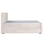 BOXSPRINGBED 180 cm x 200 cm, metaal, kunststof, textiel, karton, houtmateriaal wit thumbnail 6