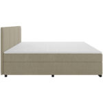 BOXSPRINGBED 180 cm x 220 cm, hout, textiel, wit karton thumbnail 3
