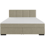 BOXSPRINGBED 180 cm x 220 cm, hout, textiel, wit karton thumbnail 4