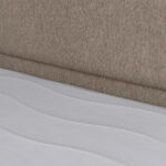 BOXSPRING BED 180 cm x 200 cm, hout, metaal, kunststof, textiel wit thumbnail 3