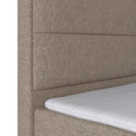 BOXSPRING BED 180 cm x 200 cm, hout, metaal, kunststof, textiel wit thumbnail 4