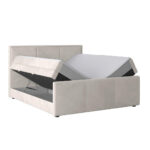 BOXSPRINGBED 180 cm x 200 cm, crèmekleurig houtmateriaal thumbnail 4