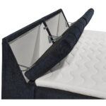 BOXSPRINGBED 200 cm x 240 cm, textiel, houtmateriaal zwart thumbnail 4