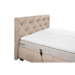 BOXSPRINGBED 180 cm x 200 cm, textiel, houtmateriaal bruin thumbnail 6