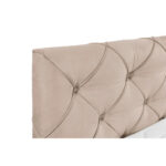 BOXSPRINGBED 180 cm x 200 cm, textiel, houtmateriaal bruin thumbnail 7