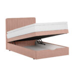 BOXSPRINGBED 120 cm x 200 cm, antiekroze textiel thumbnail 2