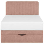 BOXSPRINGBED 120 cm x 200 cm, antiekroze textiel thumbnail 4
