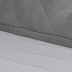 BOXSPRINGBED 180 cm x 200 cm, metaal, kunststof, textiel, karton, houtmateriaal lichtgrijs thumbnail 4