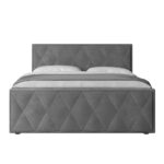 BOXSPRINGBED 180 cm x 200 cm, metaal, kunststof, textiel, karton, houtmateriaal lichtgrijs thumbnail 7