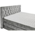 BOXSPRINGBED 180 cm x 200 cm, textiel, materiaal hout grijs thumbnail 7