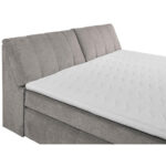 BOXSPRINGBED 200 cm x 240 cm, textiel, materiaal hout grijs thumbnail 3