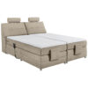 BOXSPRINGBED 180 cm x 200 cm, textiel, houten materiaal, gebakken kleur