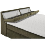 BOXSPRINGBED 200 cm x 240 cm, textiel, houtmateriaal groen thumbnail 6