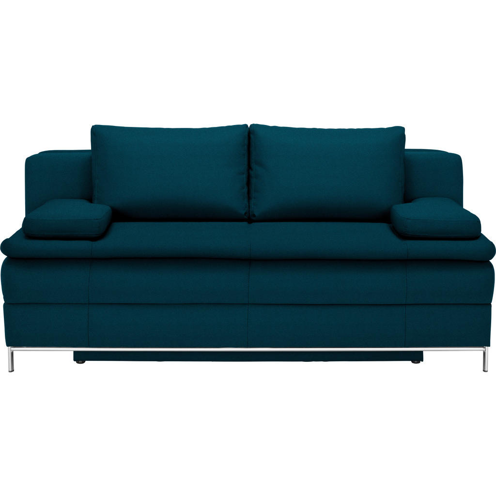 BOXSPRING BANK, kerosinekleur textiel