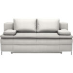 BOXSPRINGBANK, wit textiel thumbnail 1