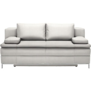 BOXSPRINGBANK, wit textiel