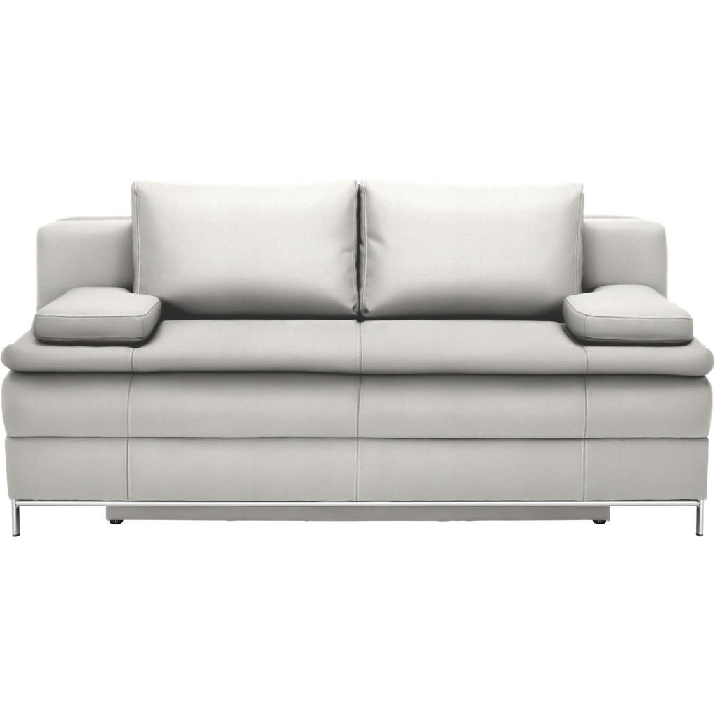 BOXSPRINGBANK, wit textiel
